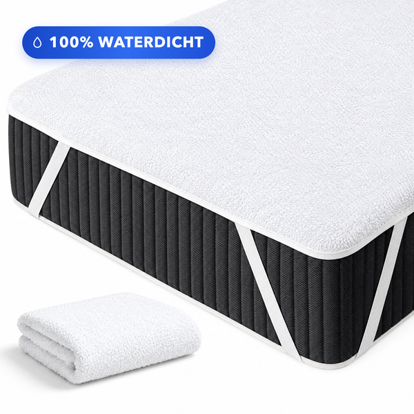 Matratzenschoner mit elastischen Eckbändern