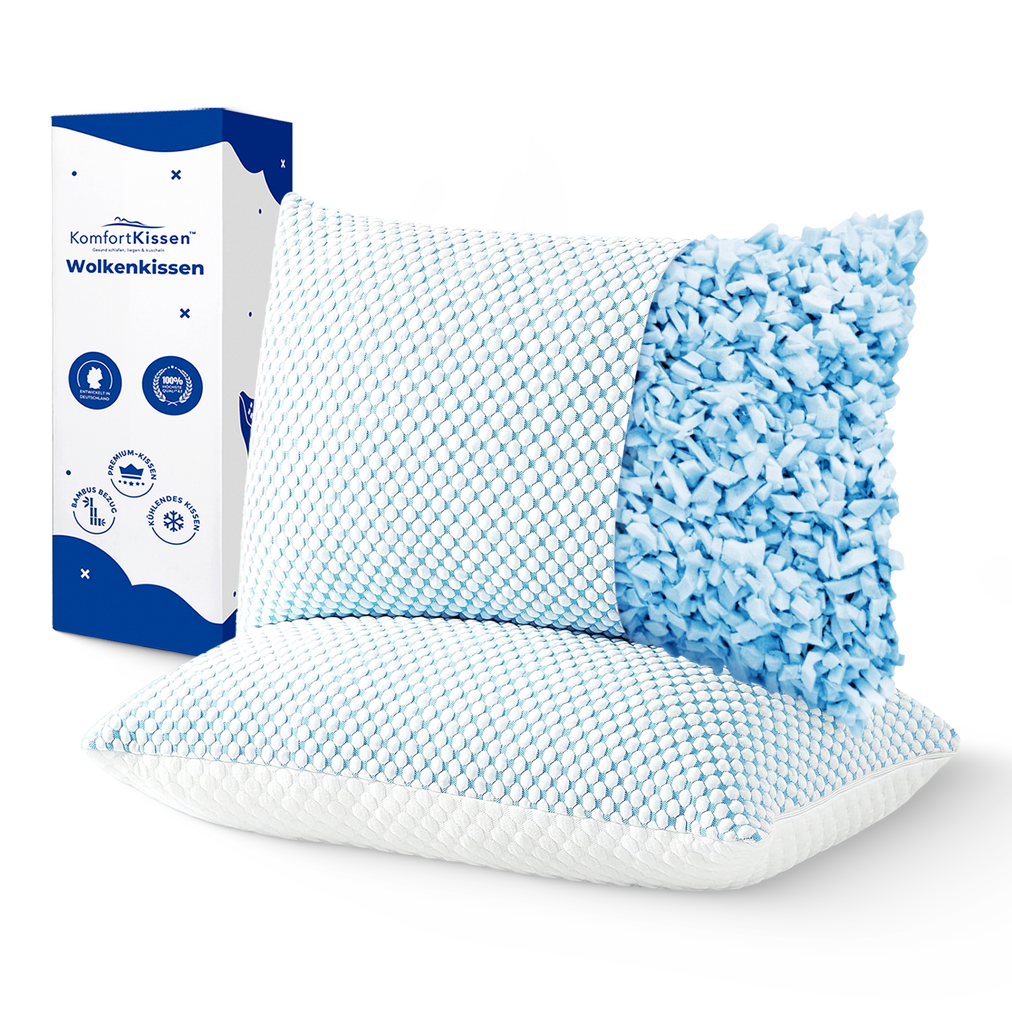 Pilvityyny - Premium -muistivaahtotyyny - Korkeus säädettävä