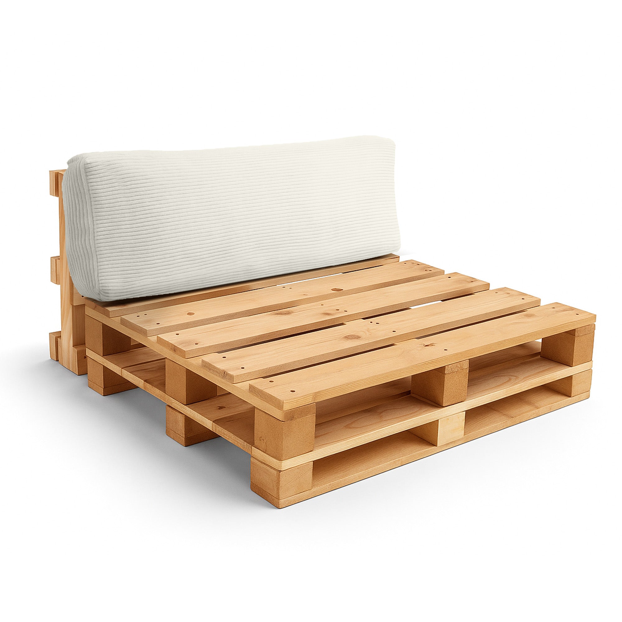 Pallet cushion set cord – back and seat cushions for Euro pallets 