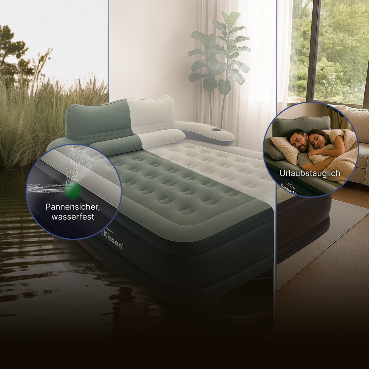 Materasso gonfiabile premium 3-in-1 