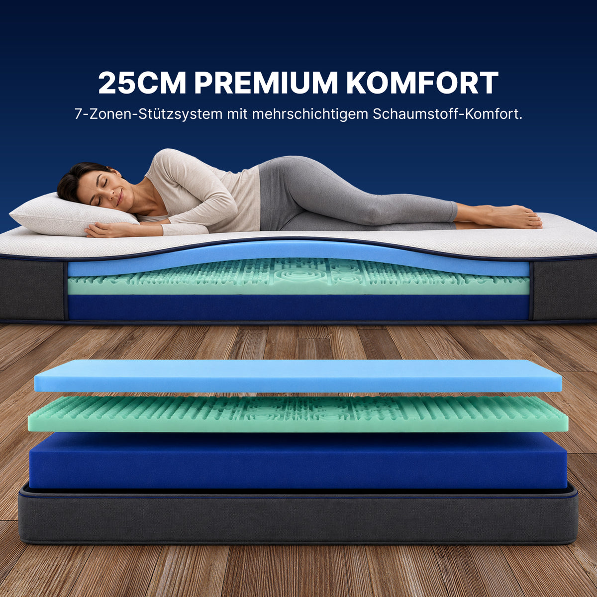25cm Premium Komfort