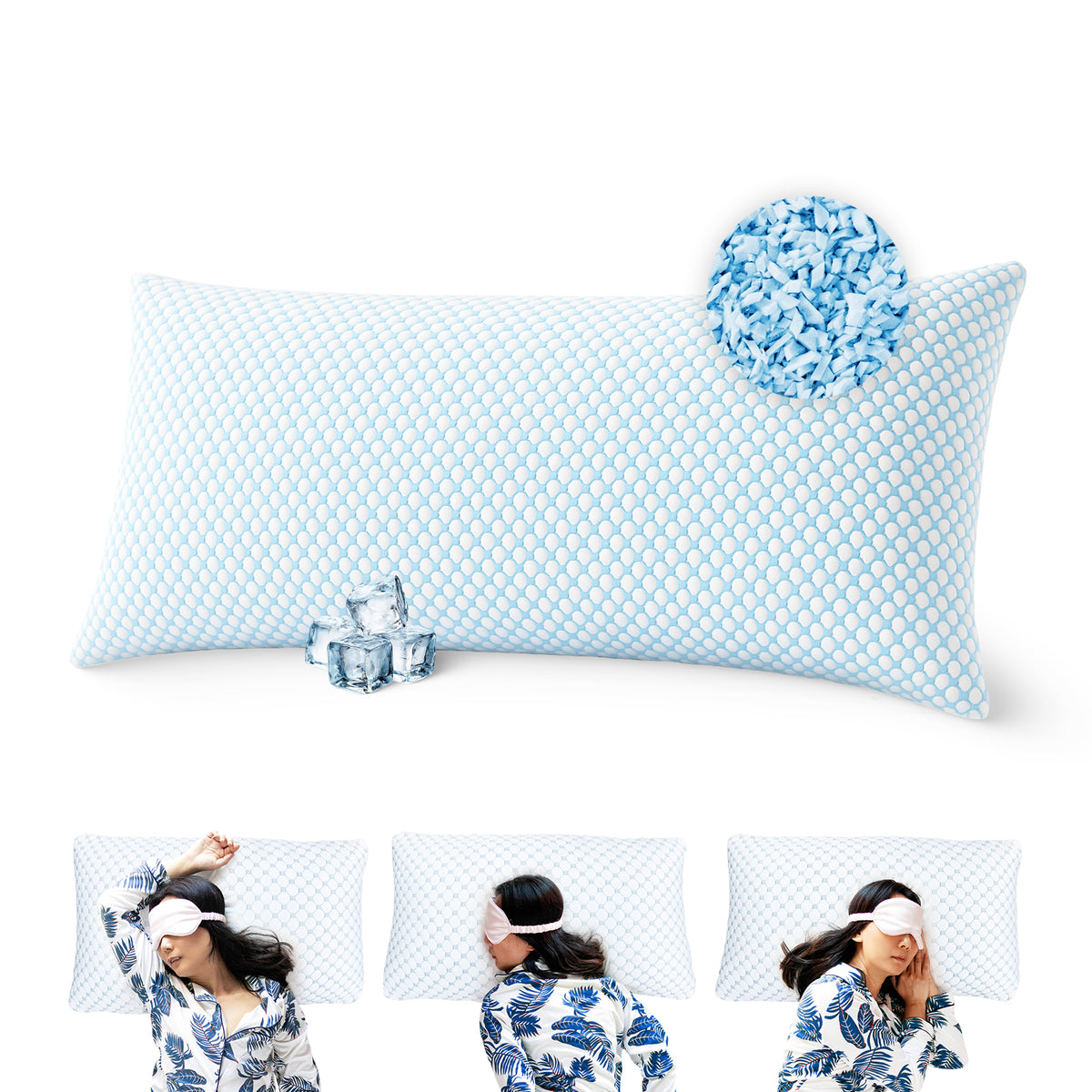 Wolkenkissen - Instelbare Memory Foam Kussen
