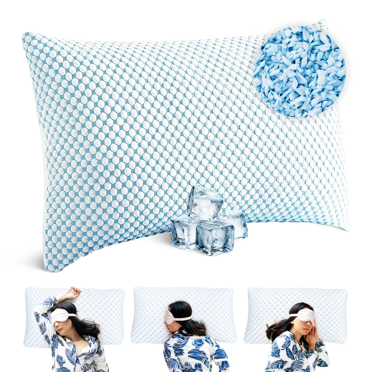 Wolkenkissen - Instelbare Memory Foam Kussen