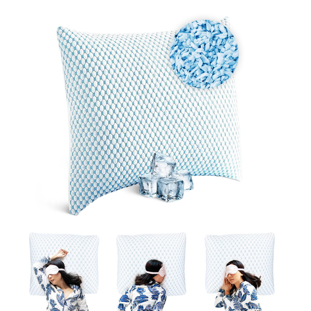 Wolkenkissen - Instelbare Memory Foam Kussen
