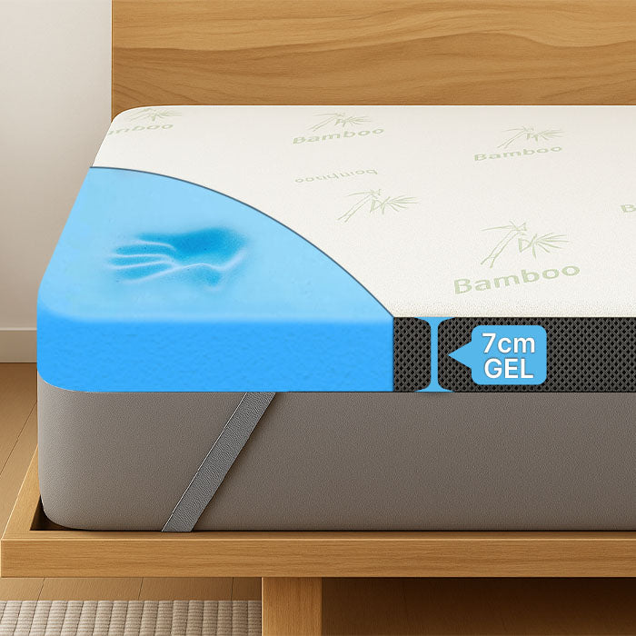 Premium+ Comfort Topper - Mattress Topper with Gel Memory Foam 