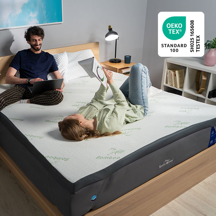 Premium+ Komfort Topper - Matratzen-Topper mit Gel-Memory-Schaum