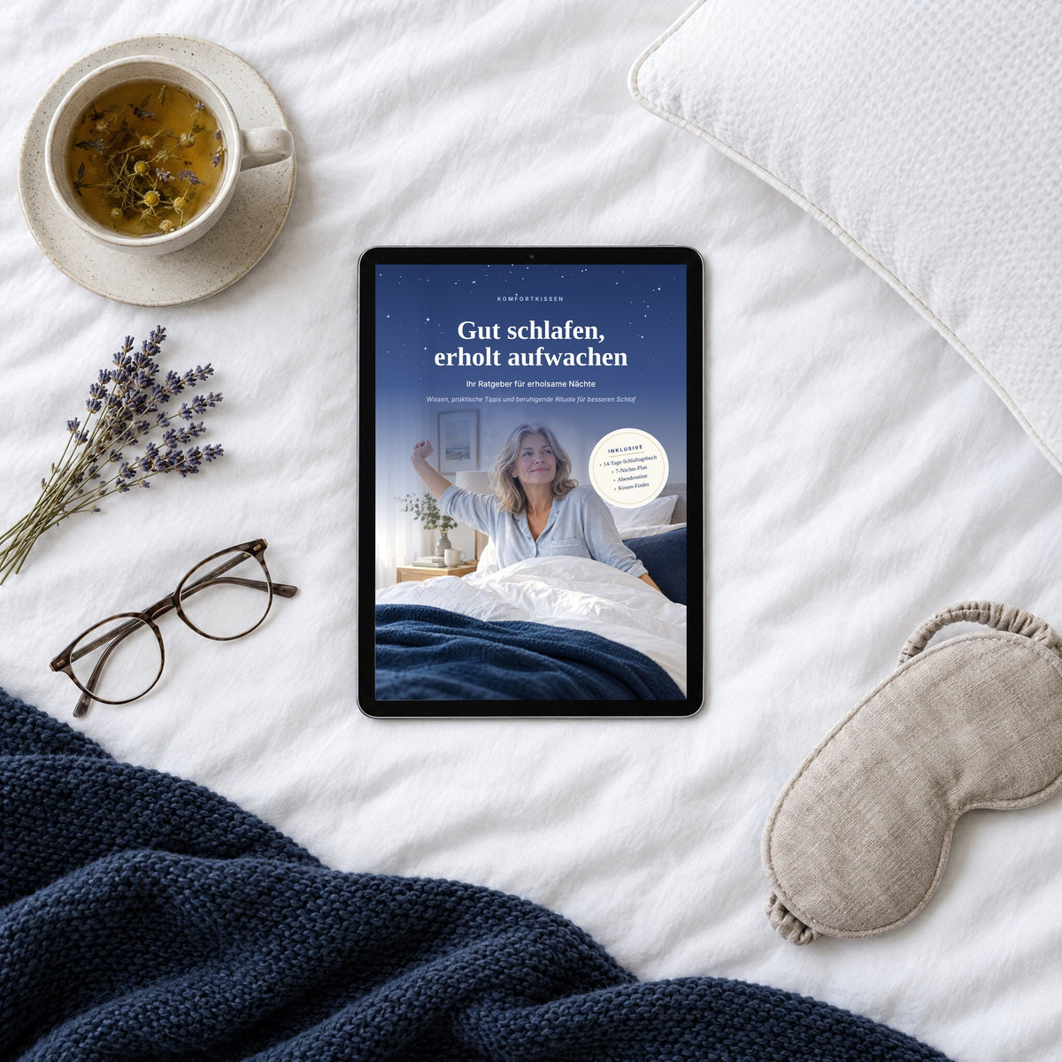 E-Book auf dem Tablet