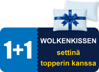 Wolkenkissen 1+1 im Set mit Ihrem Topper