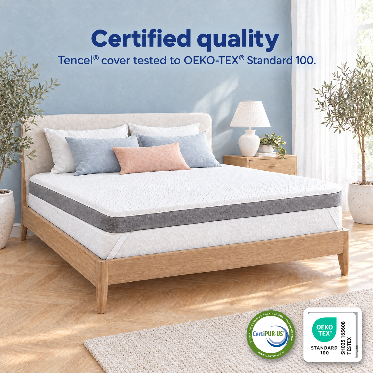 2-in-1 Komfort Topper – certified quality