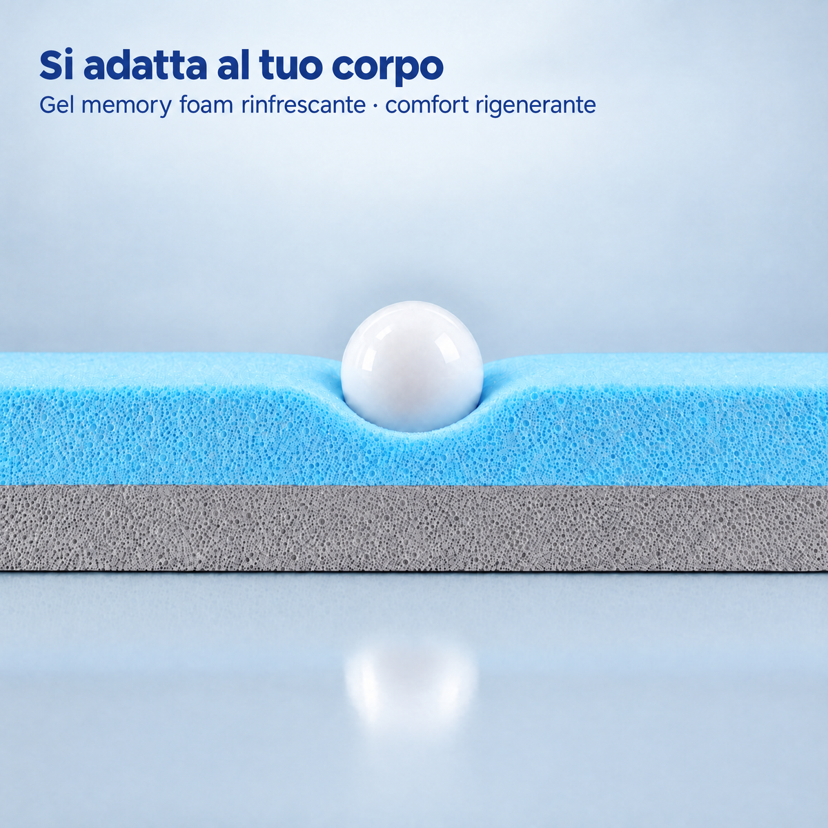 Topper Komfort 2 in 1 – si adatta al tuo corpo