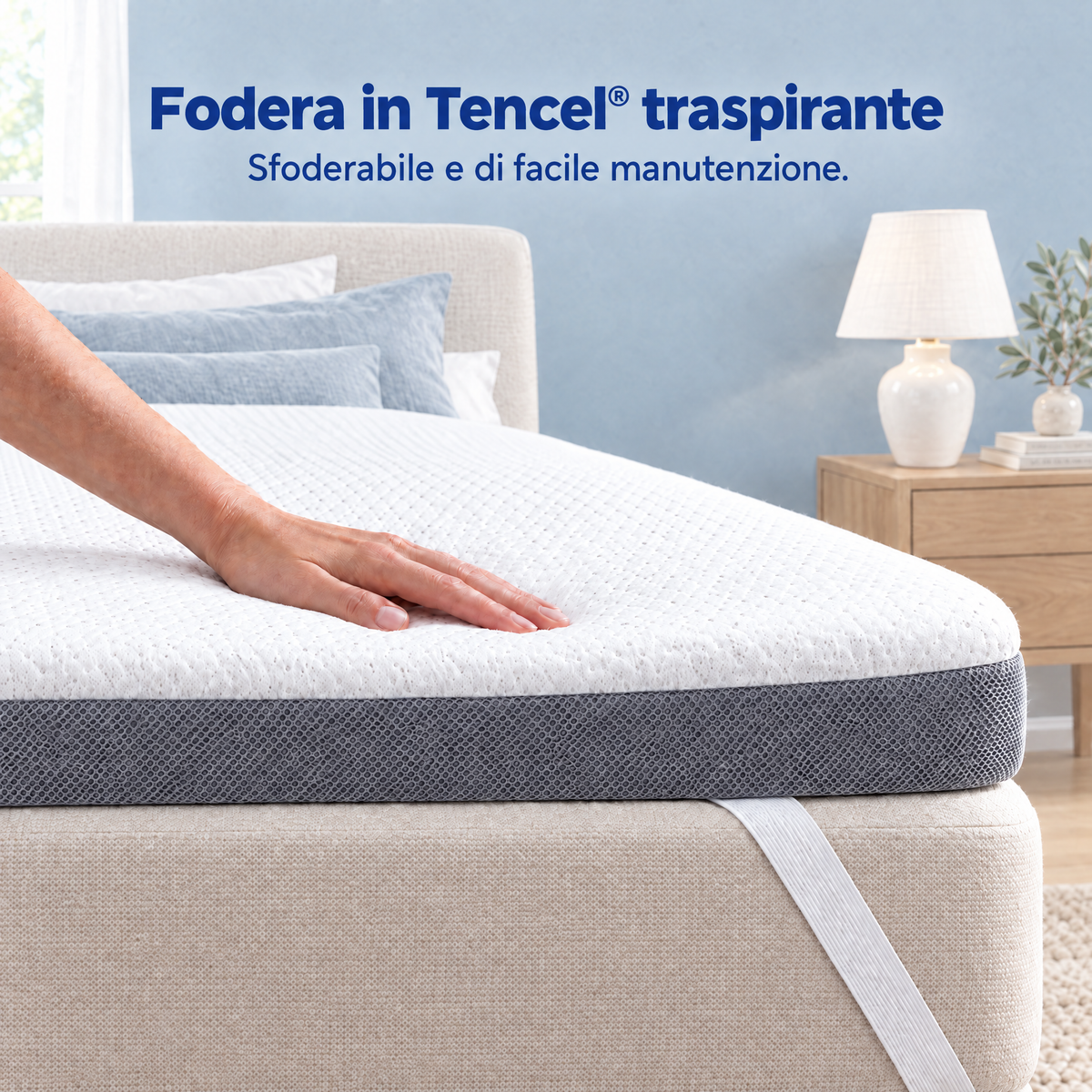 Topper Komfort 2 in 1 – fodera in Tencel®